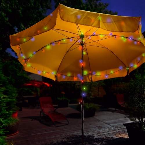Catena Luminosa da esterno Solare 500 Led Multicolor - Image 5