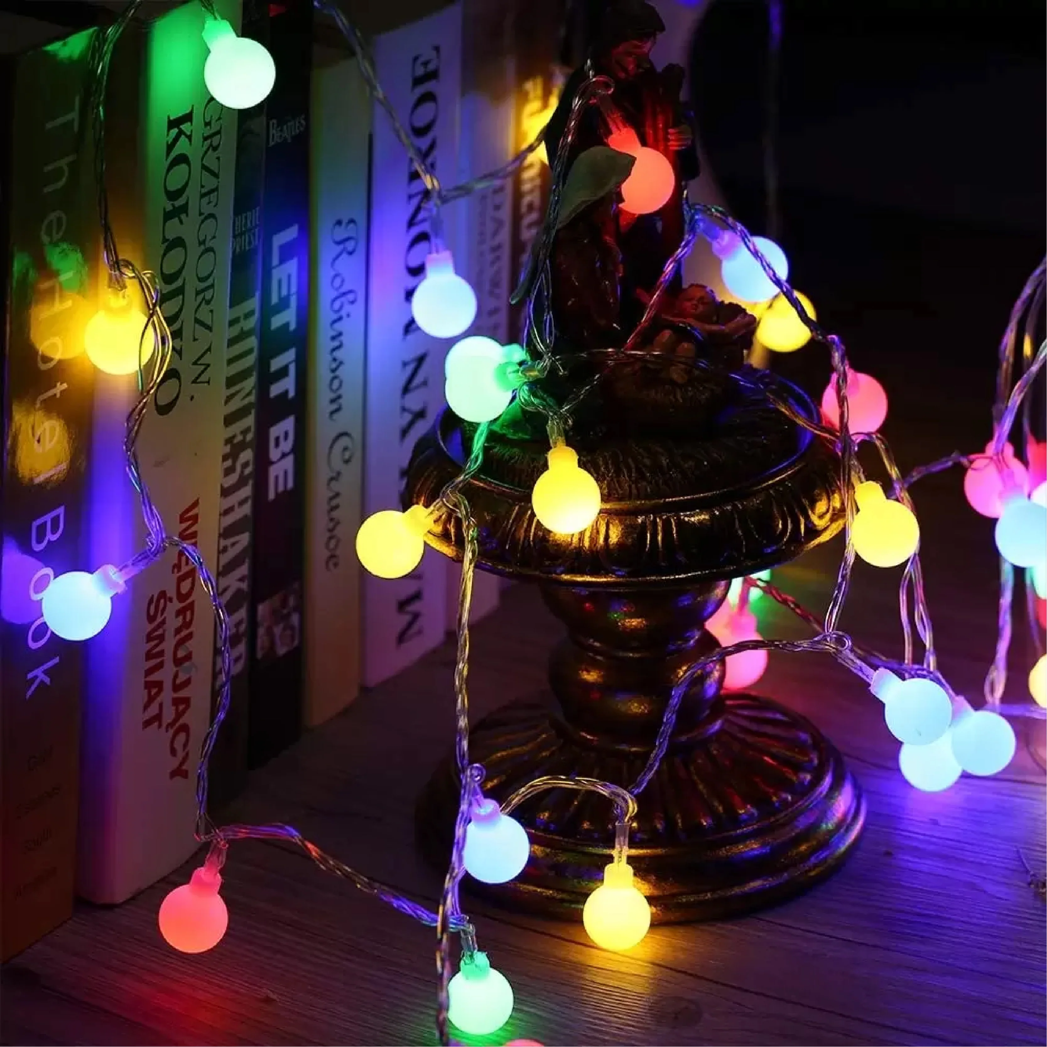 Catena luminosa da esterno ad energia solare 100 led Multicolor - Image 4