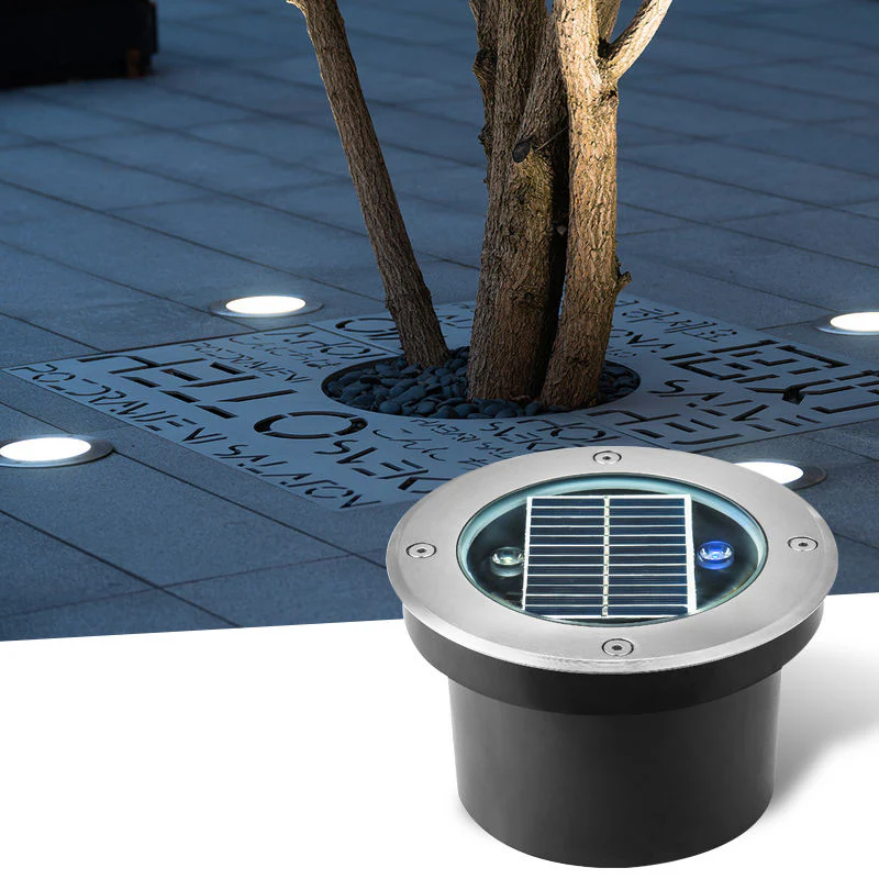 Faretto Led ad Energia Solare da incasso Spot Luce calda - Image 5