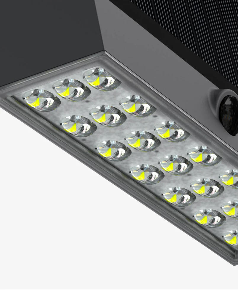 Lampada ad Energia Solare Applique da Parete "LMS-25" - Image 5