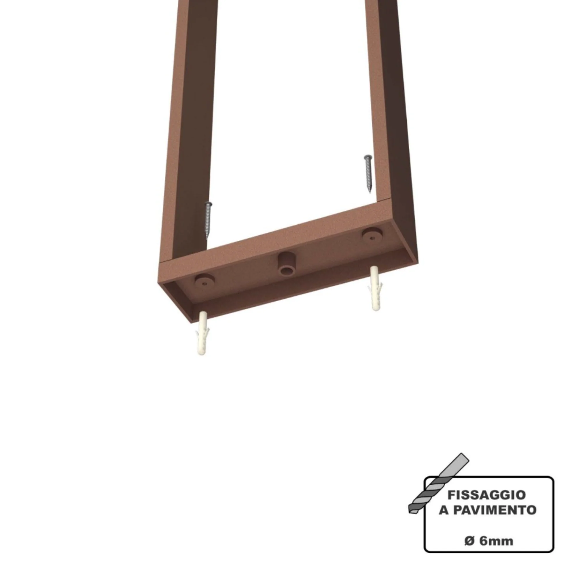 Lampioncino da Giardino Solare 600 Lumen "LMS-091" Corten - Image 5