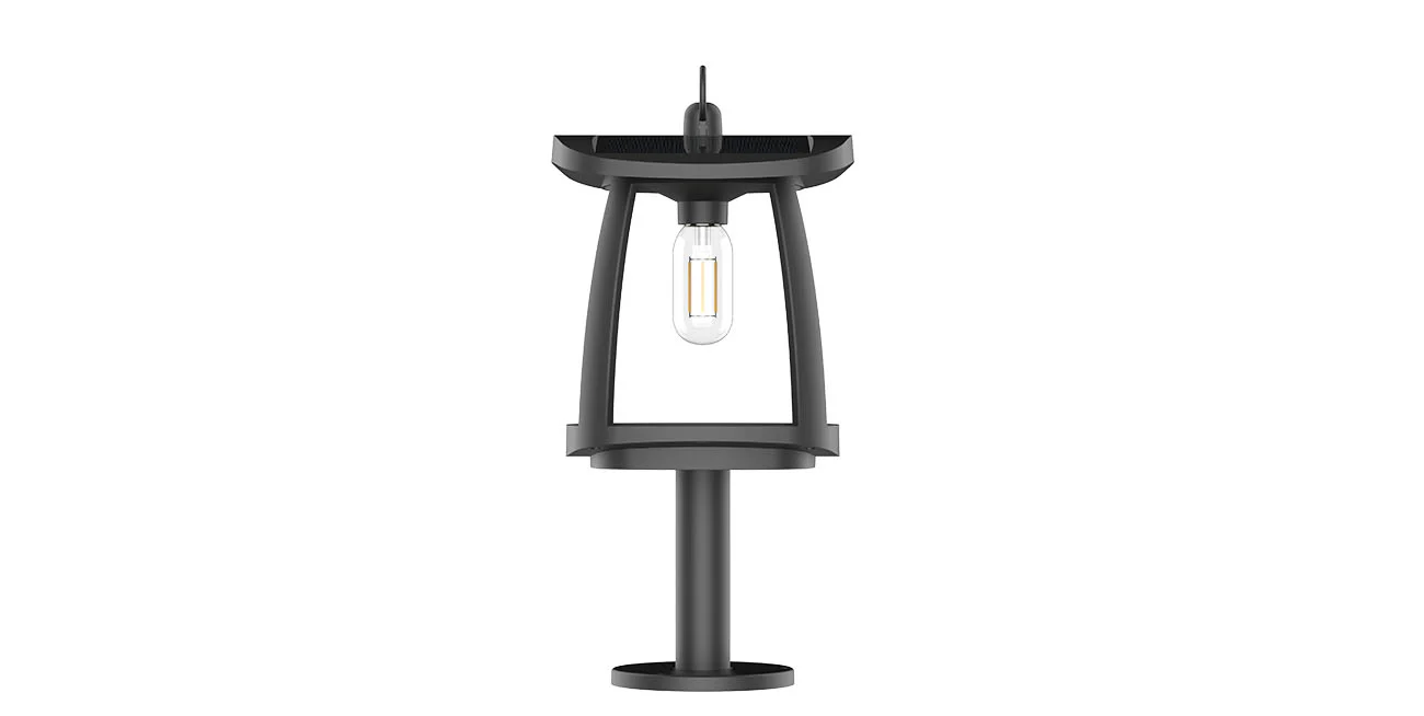 Lampioncino Solare da Colonna 350 Lumen  "LMS-094" - Image 3