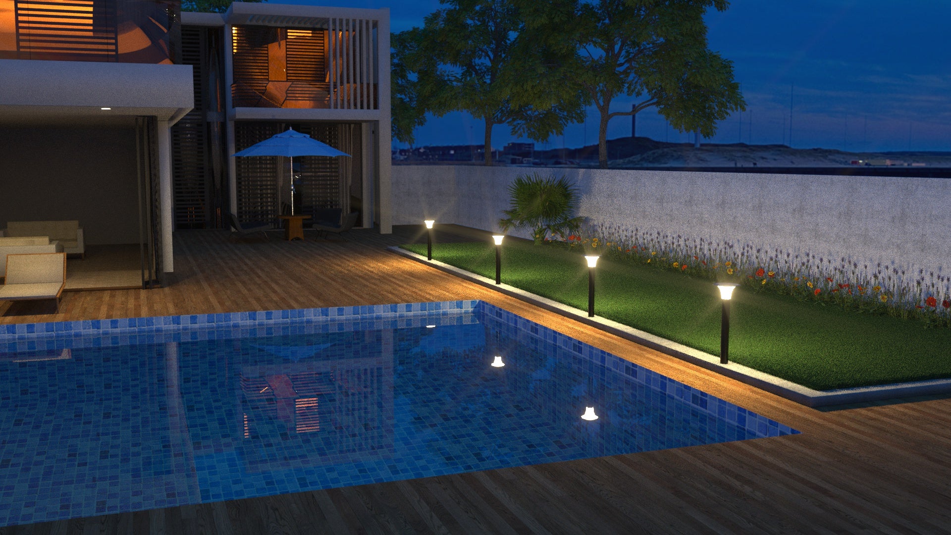 Lampioncino Solare da Giardino 2200 Lumen "LMS-088" - Image 4