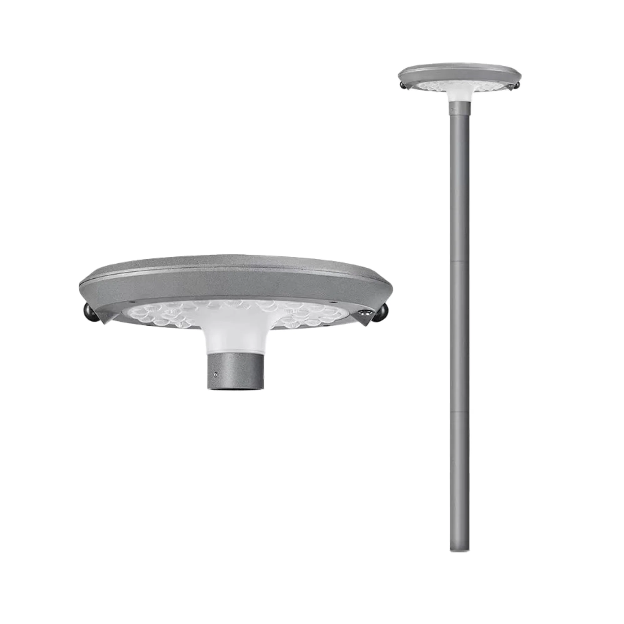 Lampione Solare da Giardino 2000 Lumen "LMS-2000" Palo Incluso