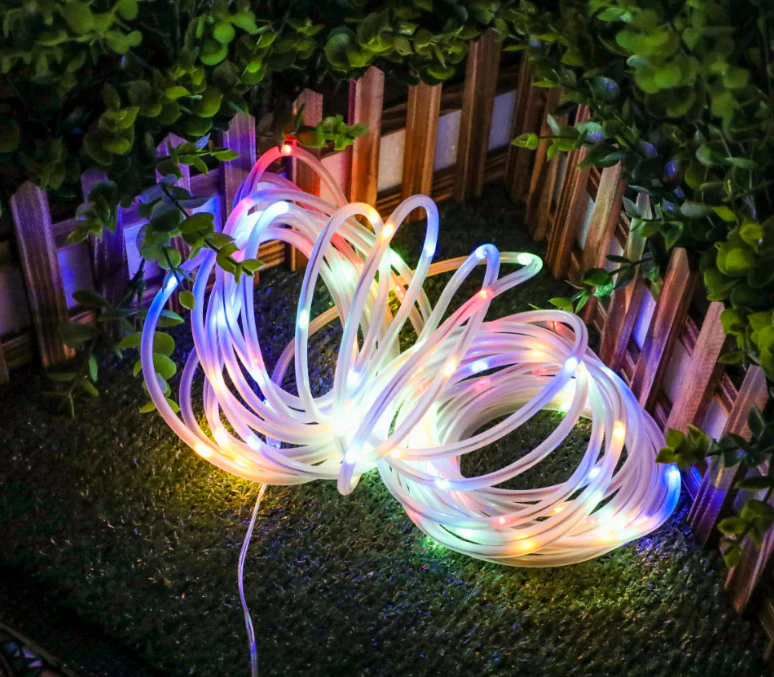 Tubo Luminoso 200 Led Multicolor luci decorative natalizie Solari - Image 4