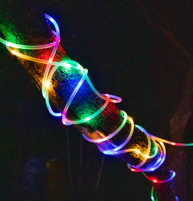 Tubo Luminoso 200 Led Multicolor luci decorative natalizie Solari - Image 5