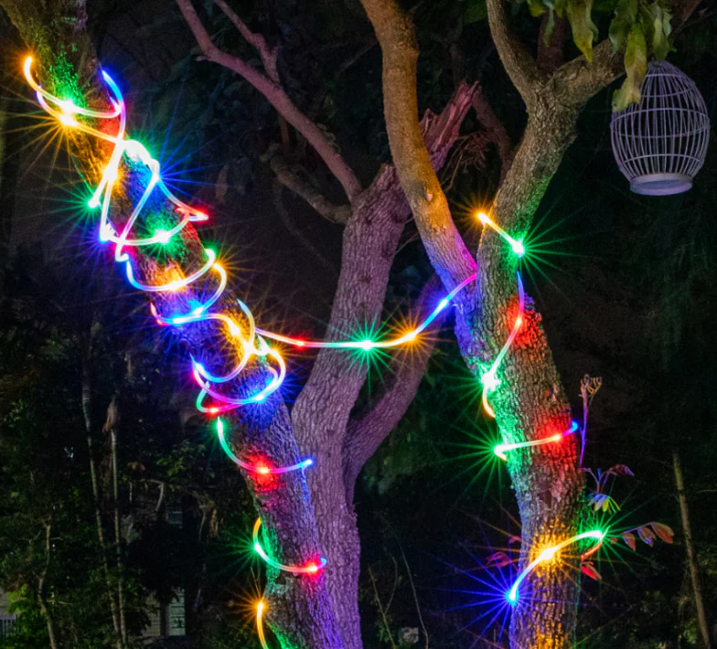 Tubo Luminoso 200 Led Multicolor luci decorative natalizie Solari - Image 6